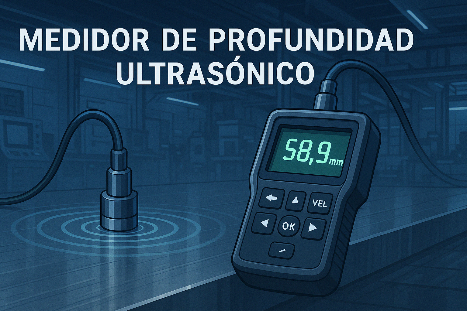 Medidor de profundidad ultrasónico